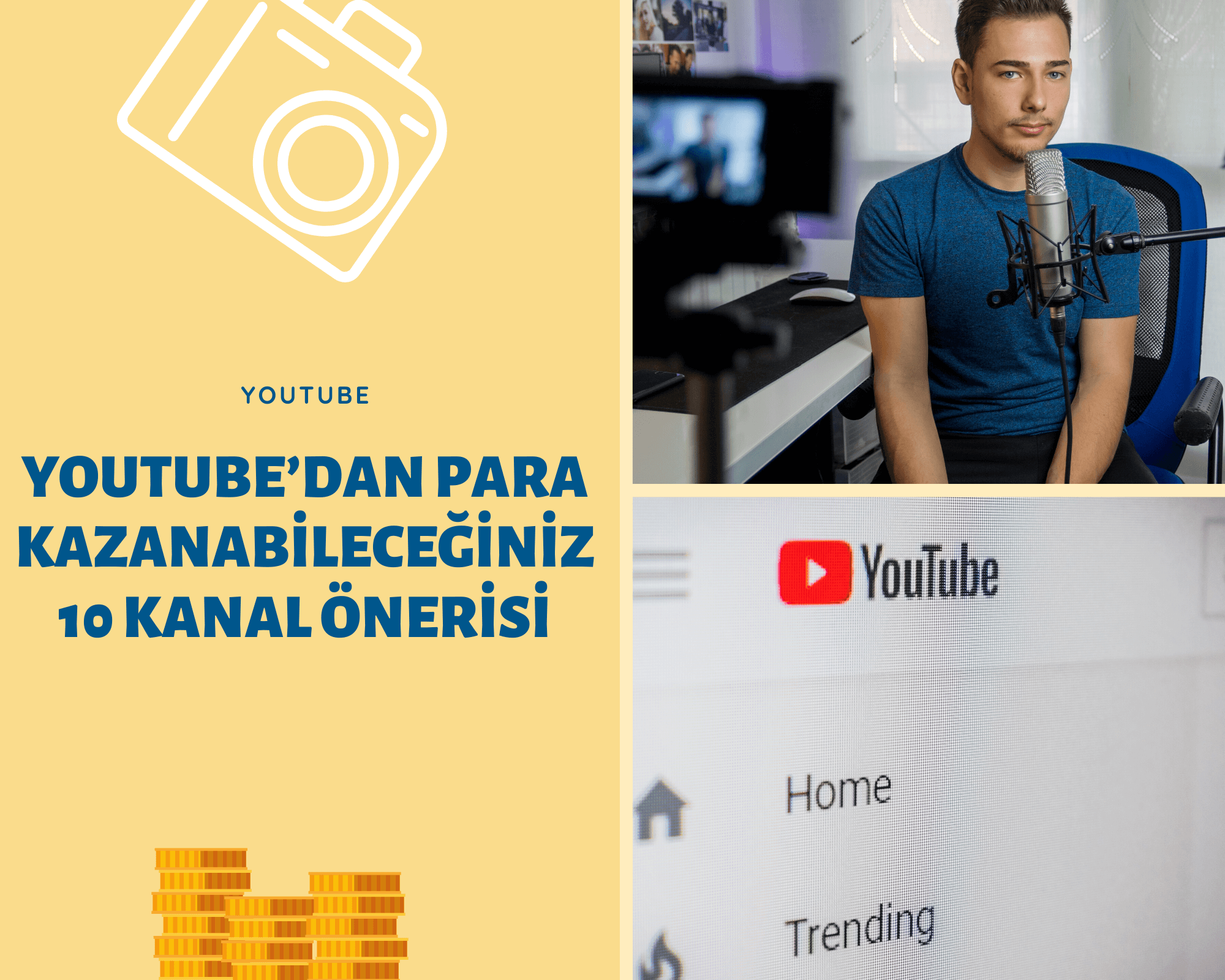 Youtube'dan Para Kazanabileceğiniz 10 Kanal Önerisi