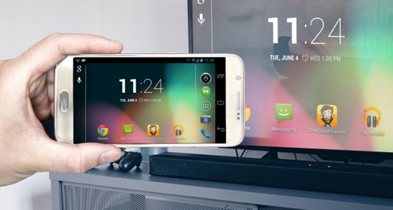 Android TV ekranına yansıtma
