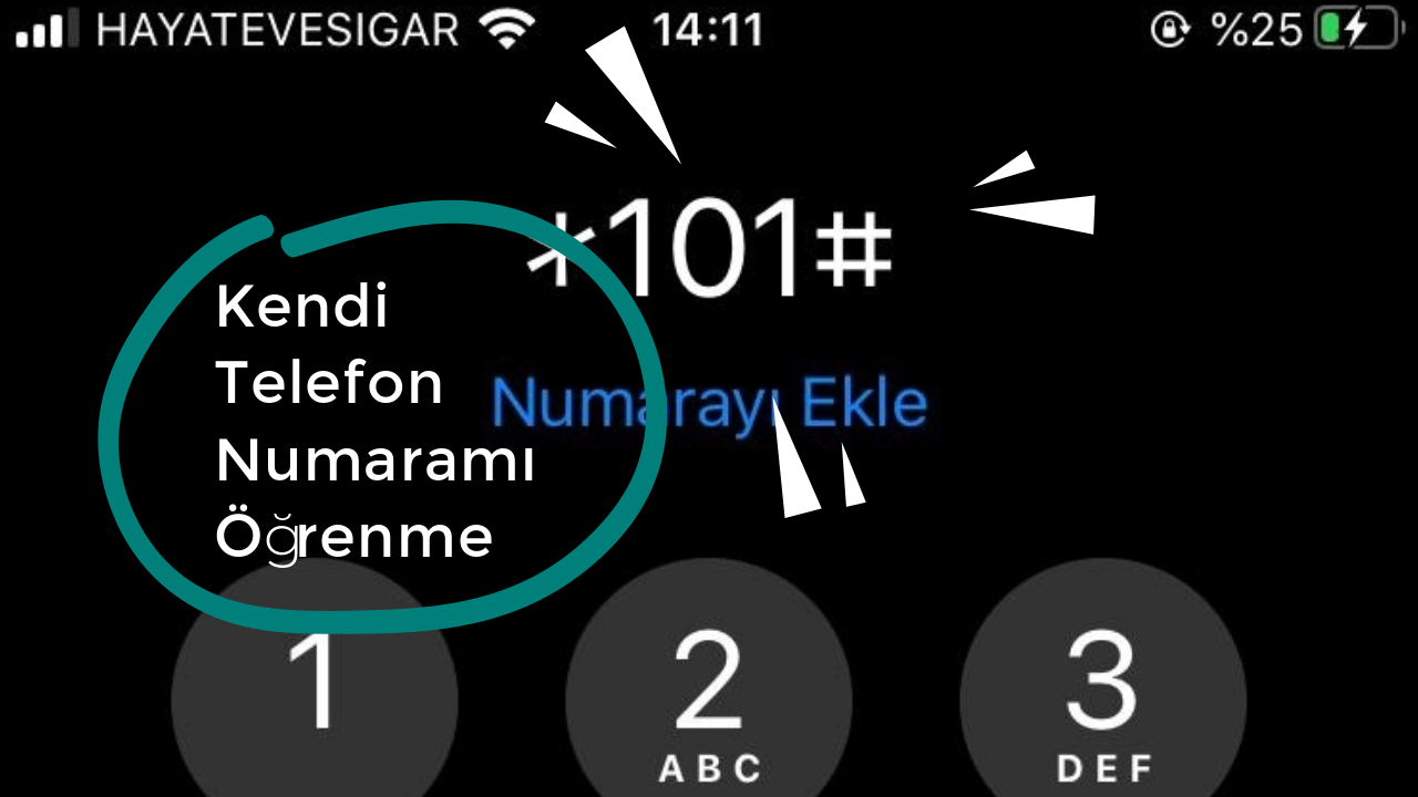 Kendi Telefon Numaramı Öğrenme