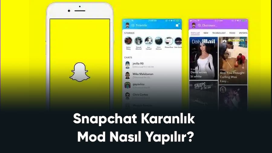Snapchat Karanlık Mod
