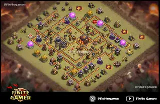 clash of clans belediye 10 köy düzeni  